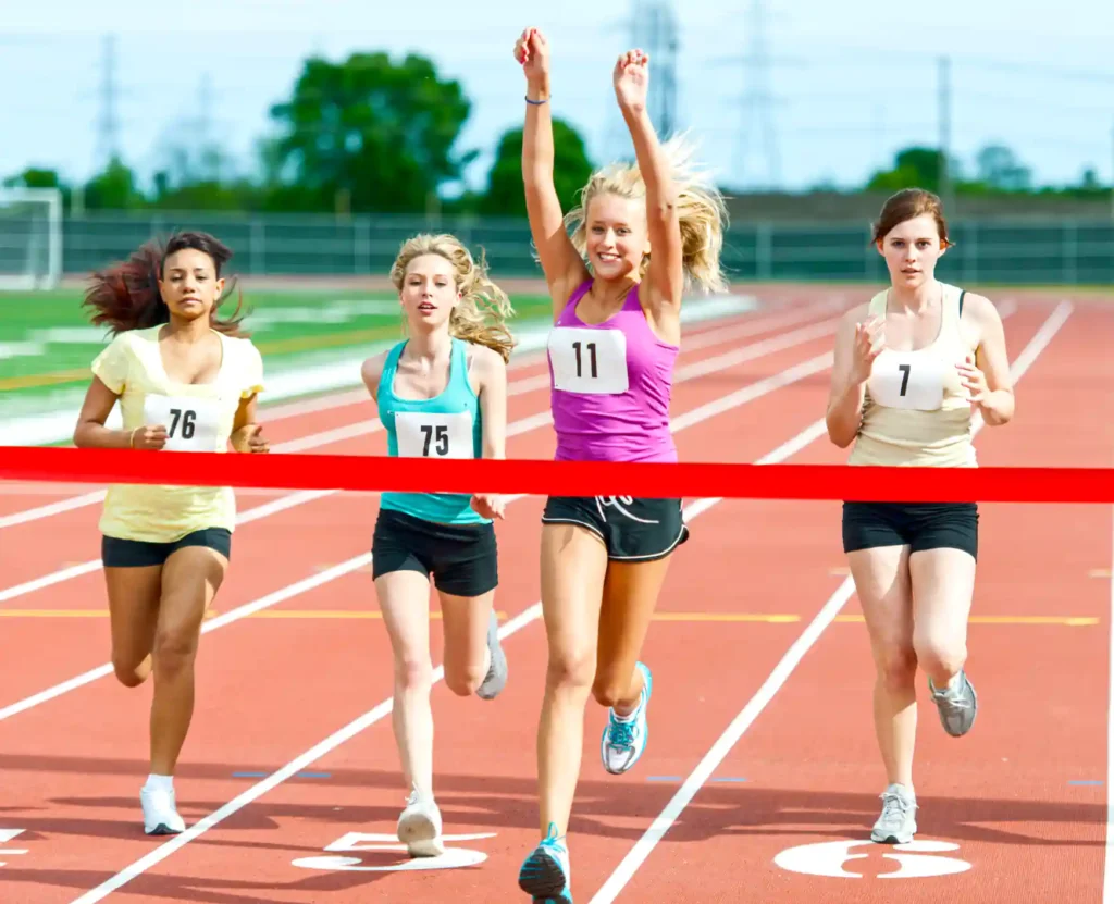 Why do female runners wear tiny shorts