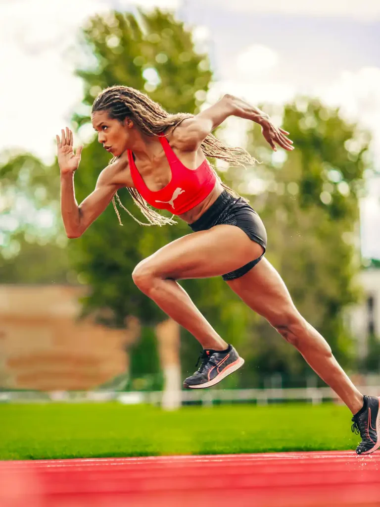 Women wear bras for sports activities