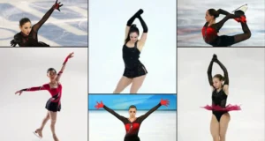 Why do female figure skaters wear gloves