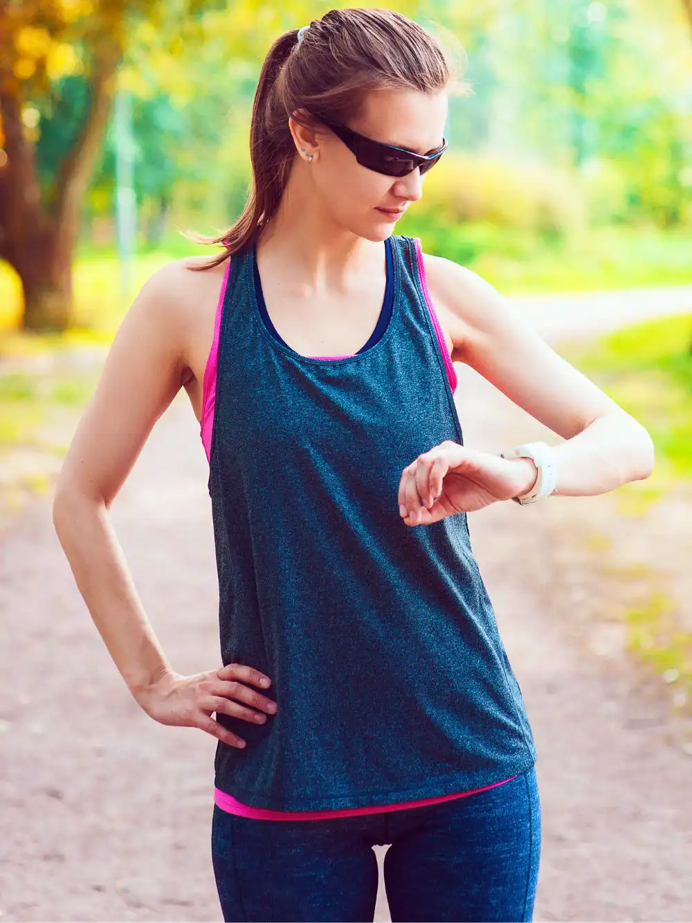 Girl wearing a watch on left hand