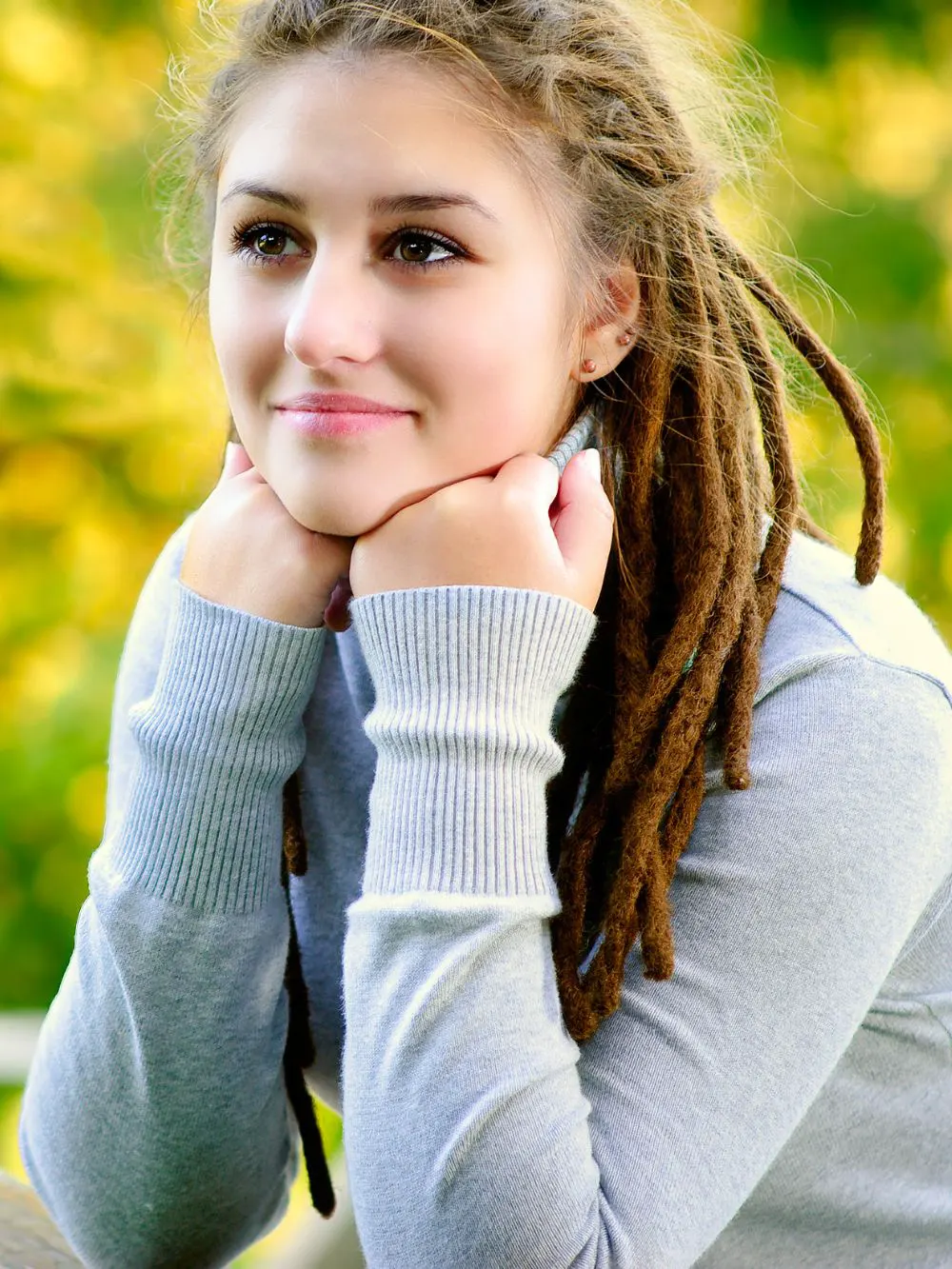 White girls dreadlocks