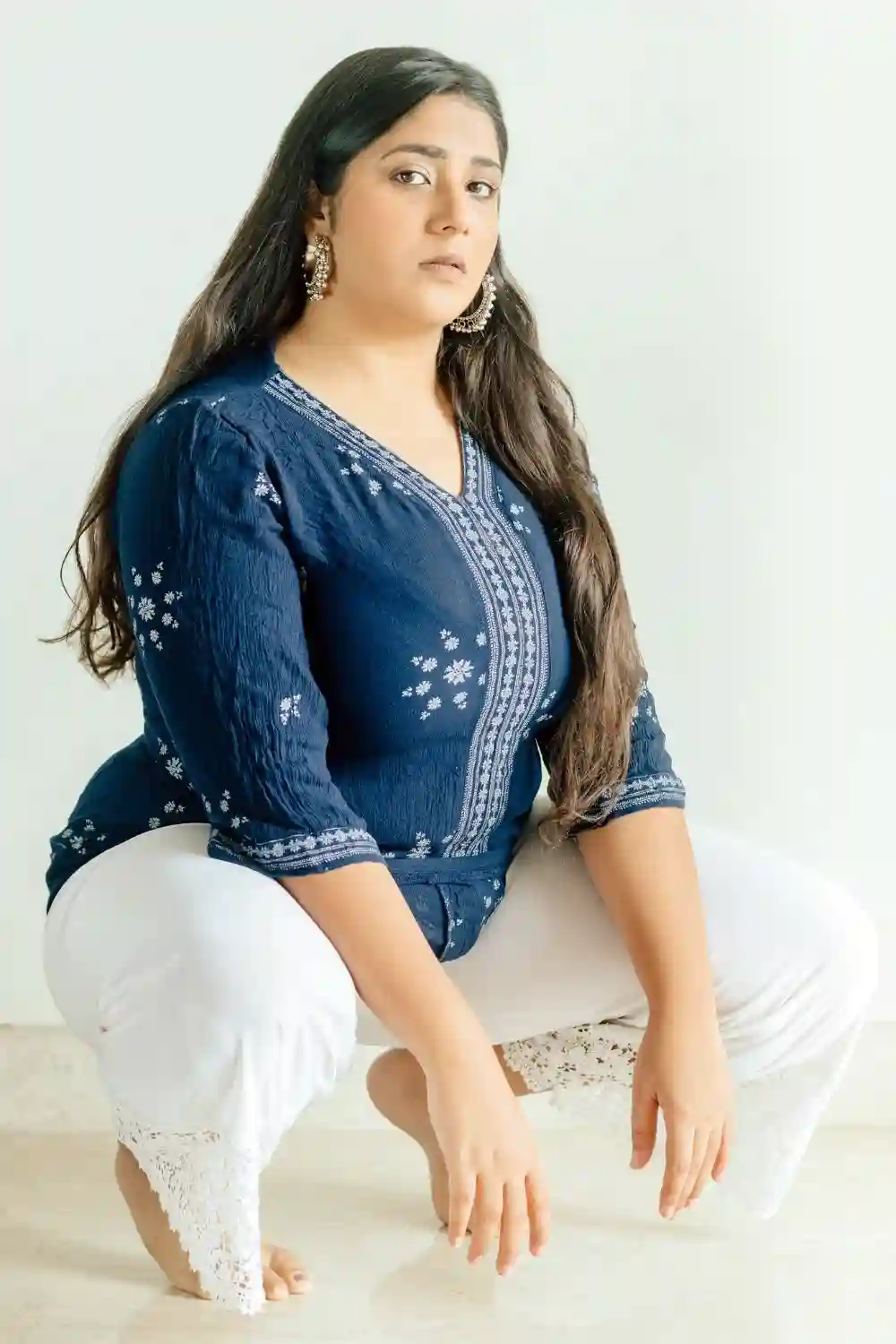 Indian Woman in Traditional Attire