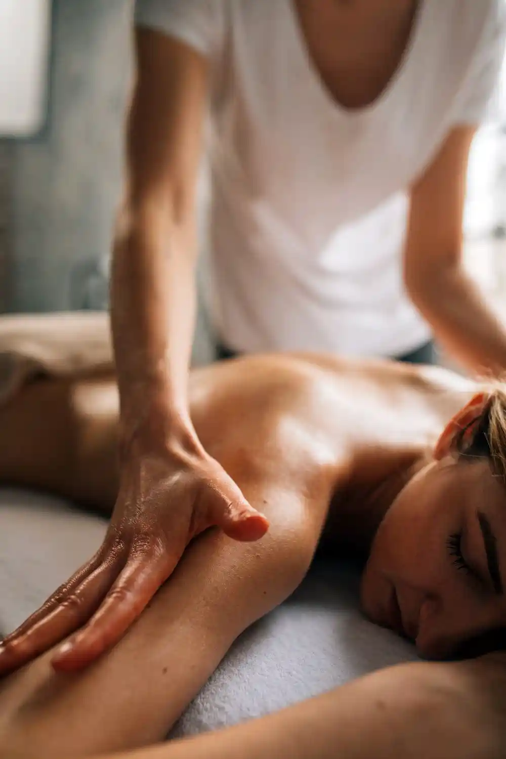 Woman Having a Massage