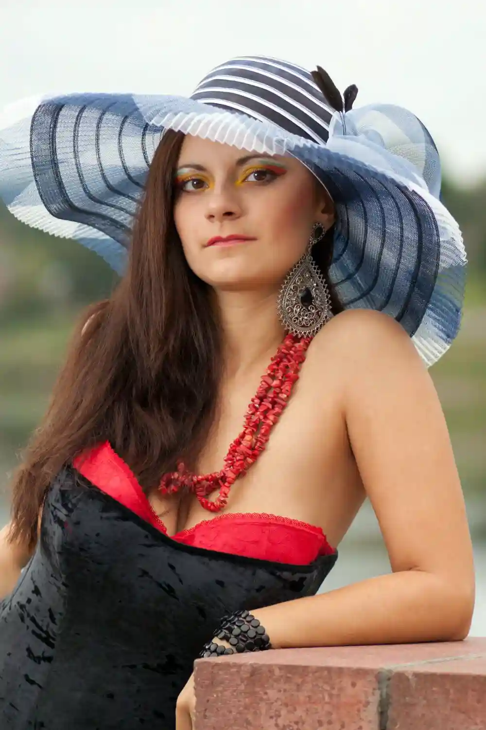 Young lady in hat