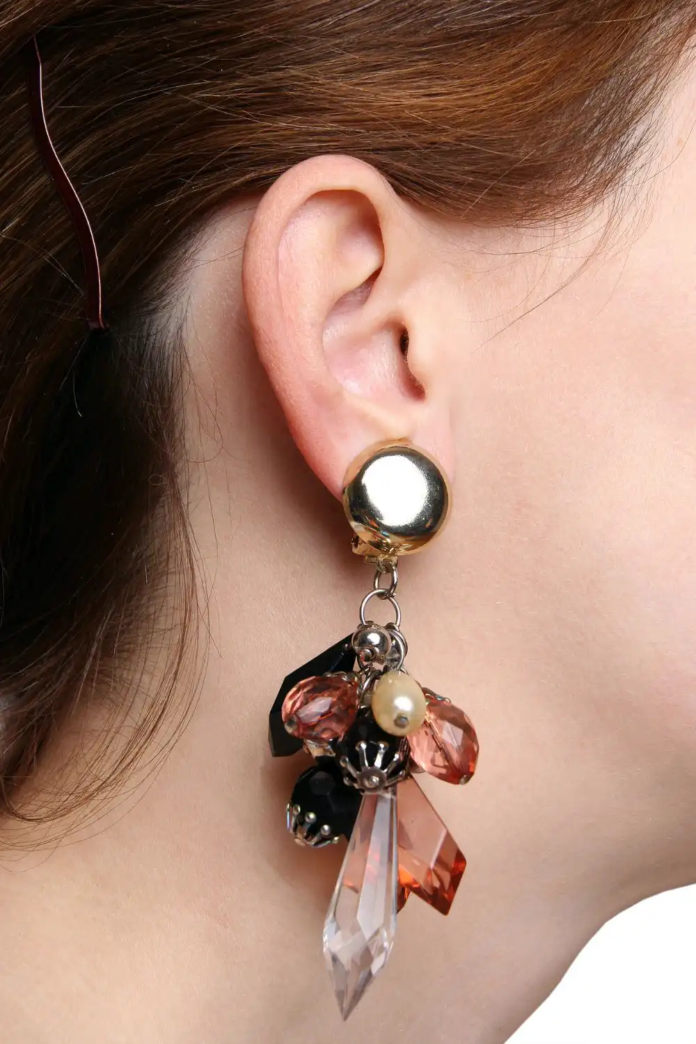 Ear with earring