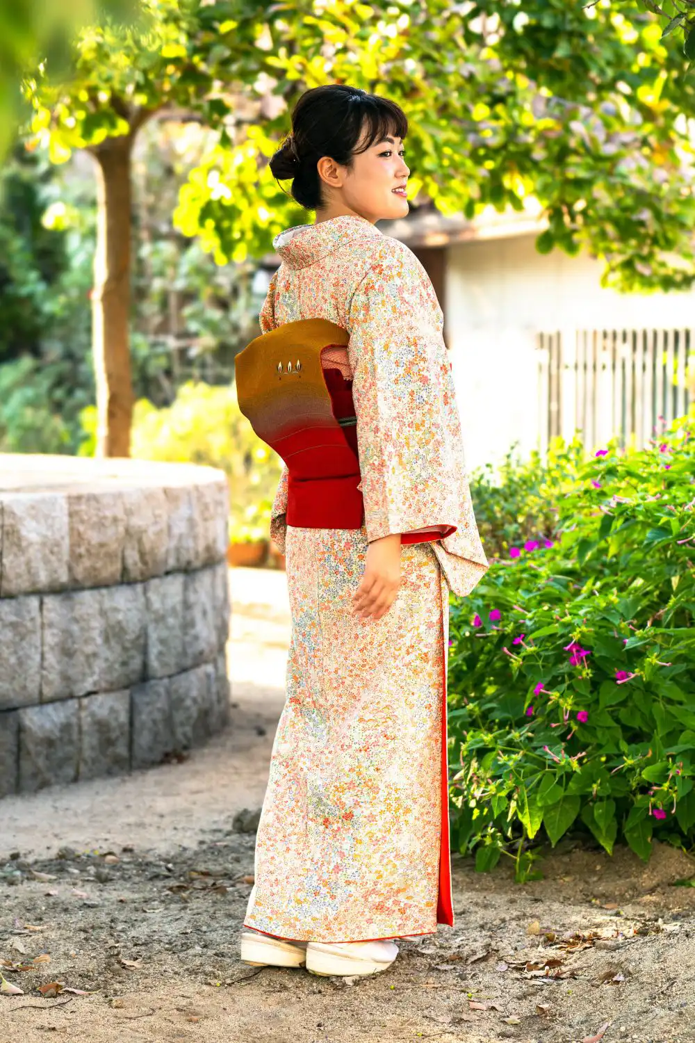 Woman in kimono